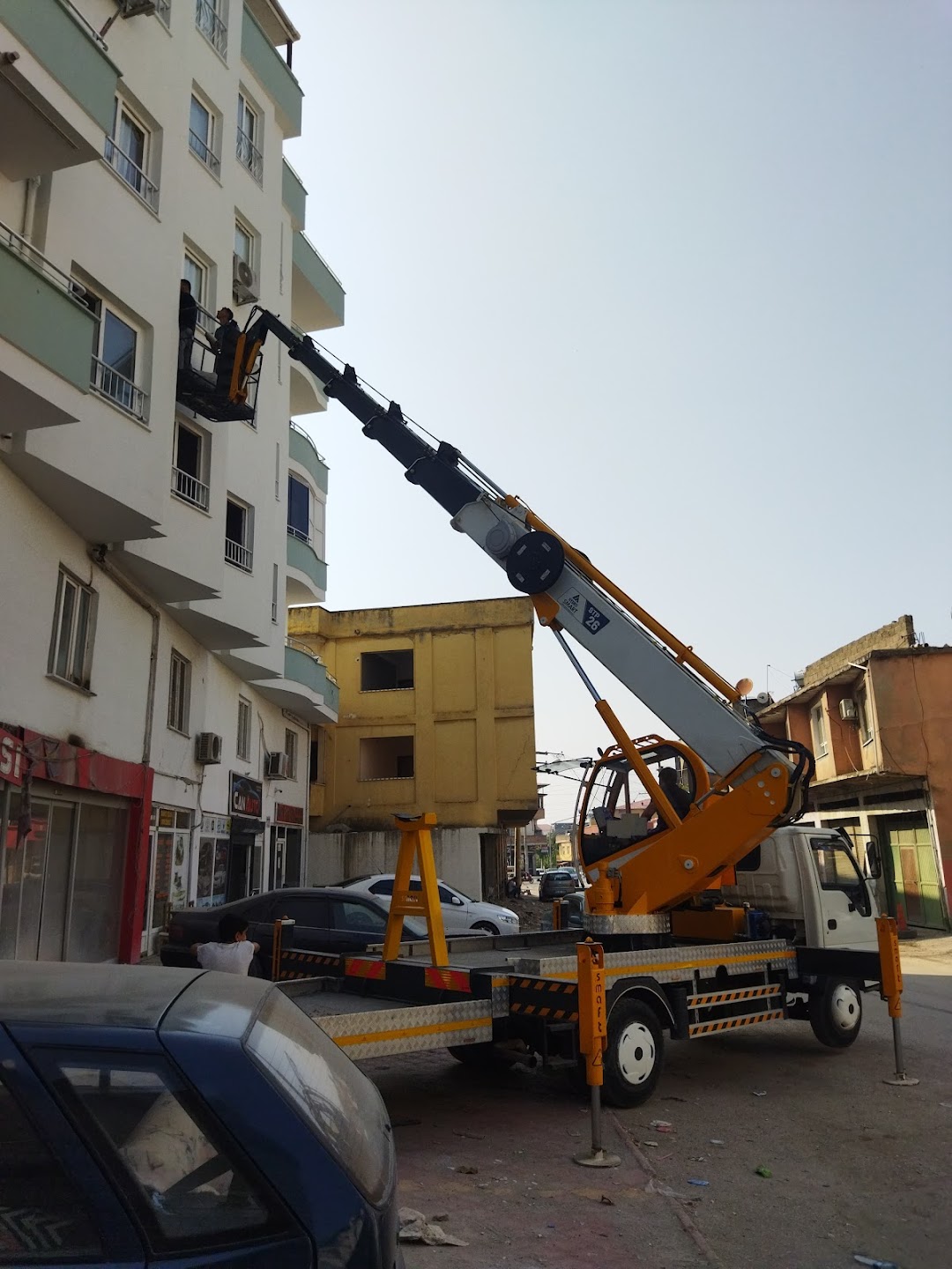 Temizlik Vinç Platform